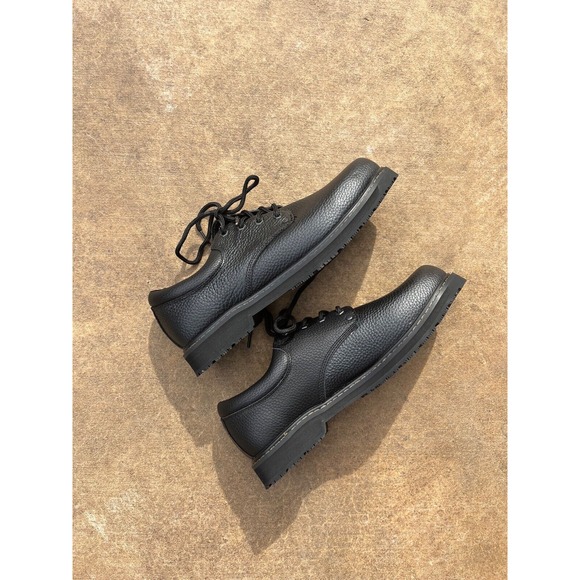 Dr. Scholl's Shoes Men 11.5 Black Harrington II Oxford‎ Slip Resistant Work - Picture 1 of 10